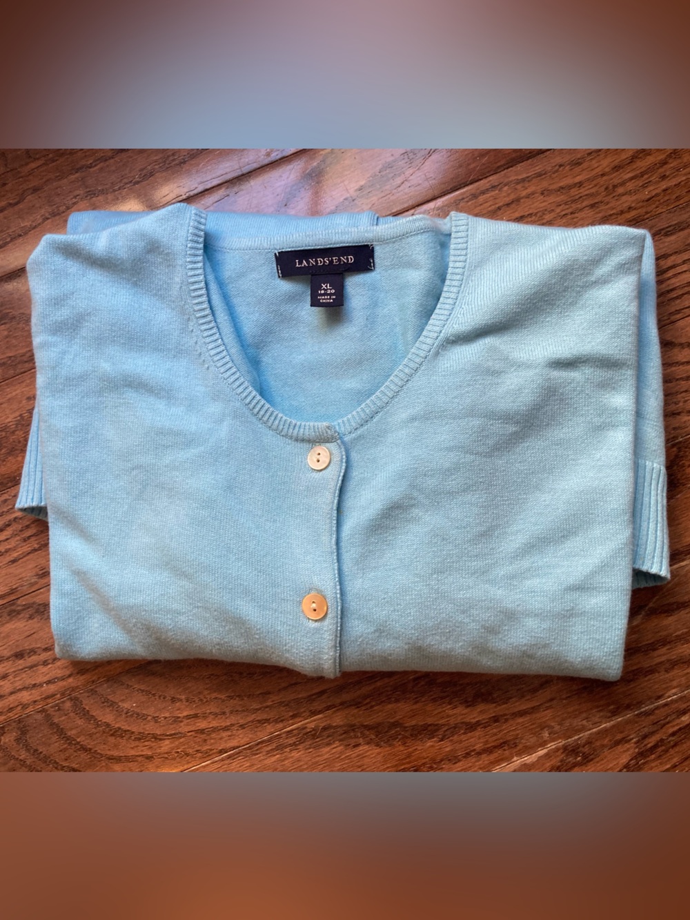 LAND’S END Baum Wolle Cardigan - Size XL